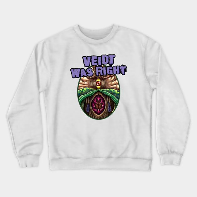 Veidt Was Right (Alt Print) Crewneck Sweatshirt by Nerdology